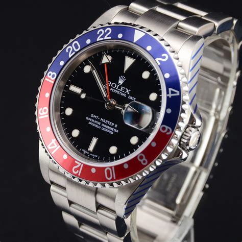 pepsi dial gmt master rolex|rolex gmt pepsi holes.